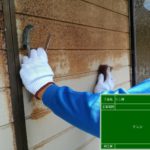 錆止め材をしっかりと塗布し、仕上げ材を2回塗布。 仕上がりです。