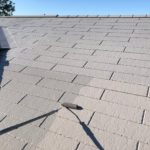 擁壁部　撥水材塗布の施工写真です。