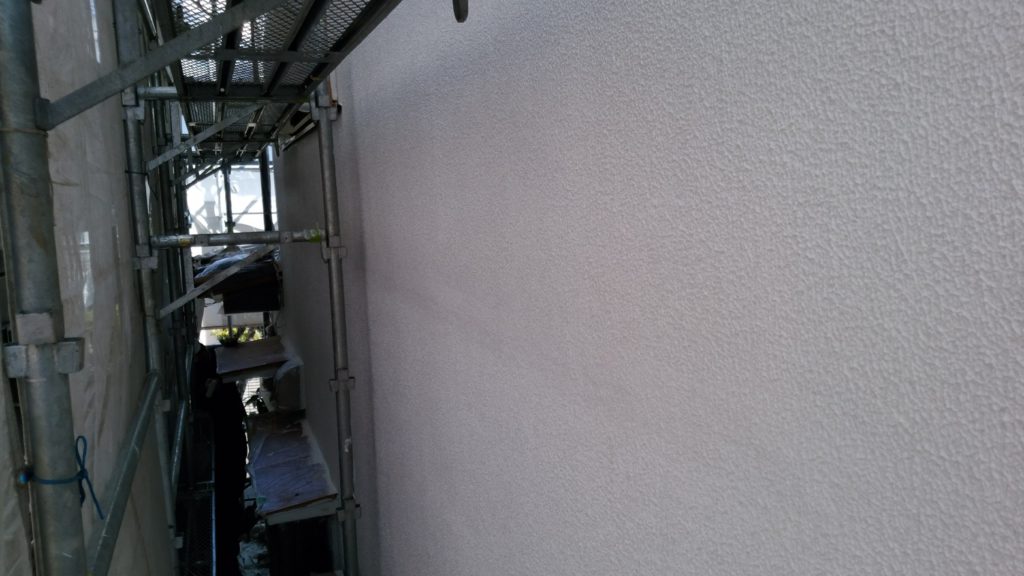 仕上げ材２回塗布後、仕上がり。