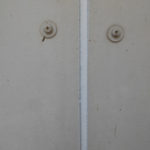 門柱塗装後、新規テントシートを張り替えて竣工となります。