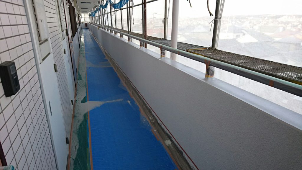 外壁の仕上がりです。