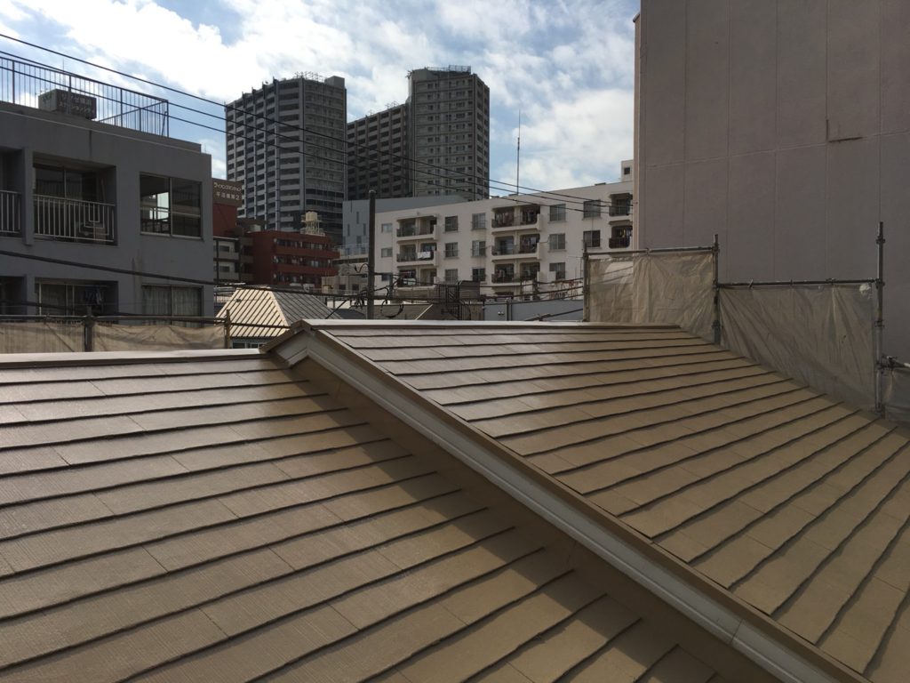 屋根仕上がりです。