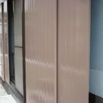 防水材塗布後、仕上げ材であるトップコートを塗布し、完了です。