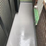 仕上げ材（ファインパーフェクトトップ）２回塗布後、仕上がりです。