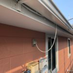 錆止め材塗布、仕上げ材塗布を2回行い、駐輪場の塗装は完了です。