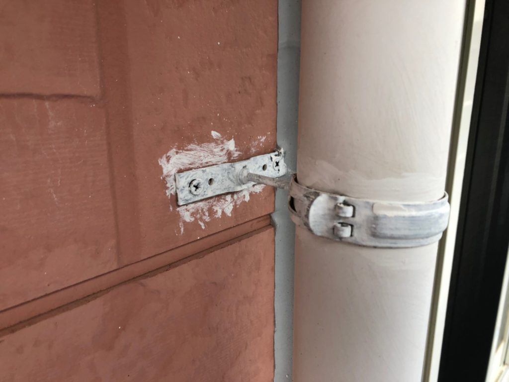 樋の施工写真です。