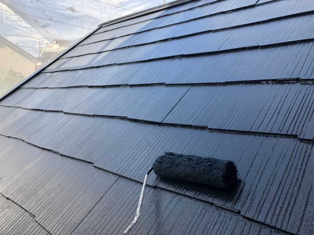 屋根面　サービス塗装