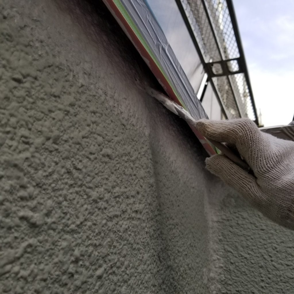 外壁 細部塗り込み①