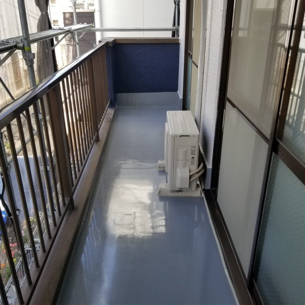 床面防水 仕上がり①