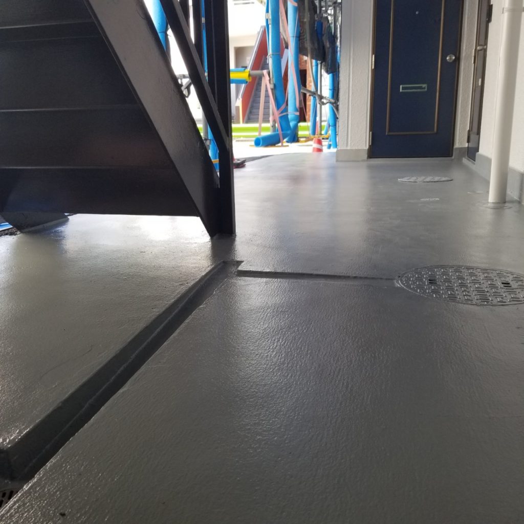 床面防水 仕上がり②