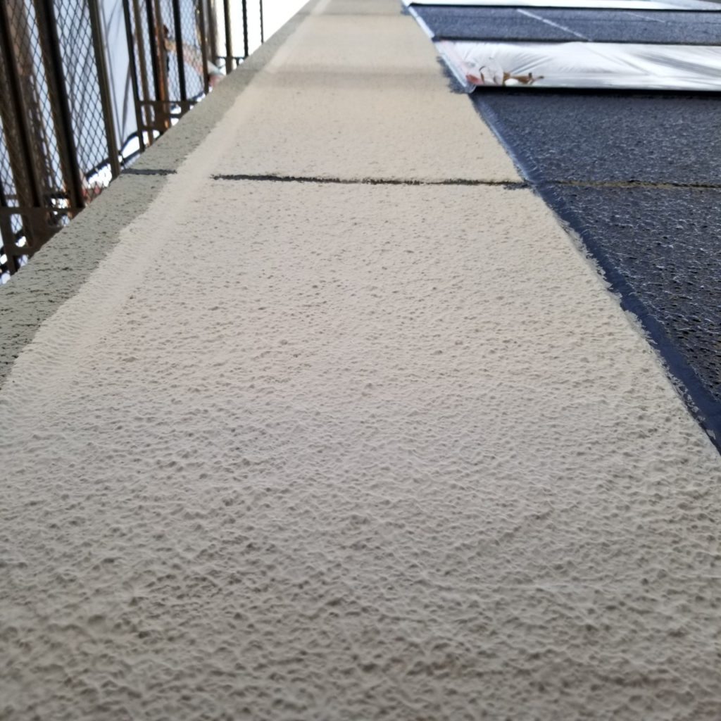 外壁 補修箇所 周囲模様合わせ