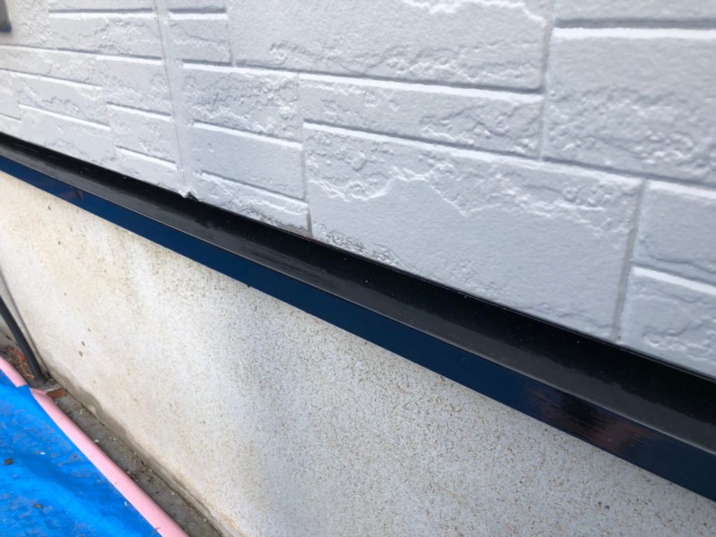 鉄部 水切り仕上がり