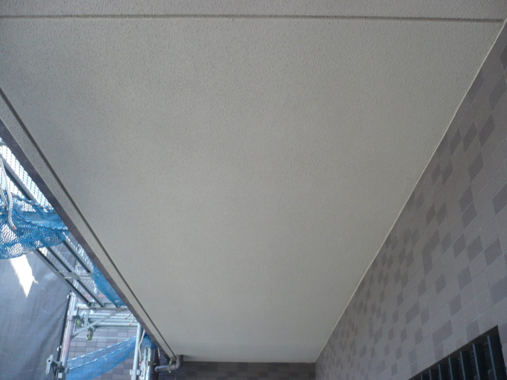 軒天部　仕上がり