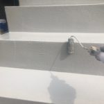 階段土間防水 踏み面滑り止めシール接着