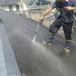 霧除け屋根　仕上がり