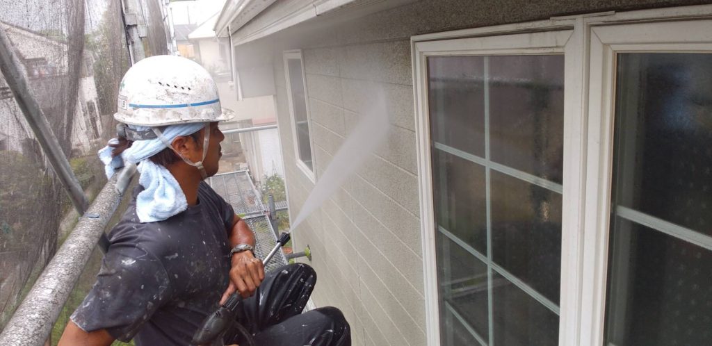 外壁　高圧洗浄