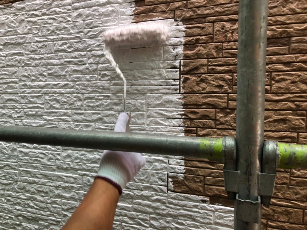 外壁部 下塗り