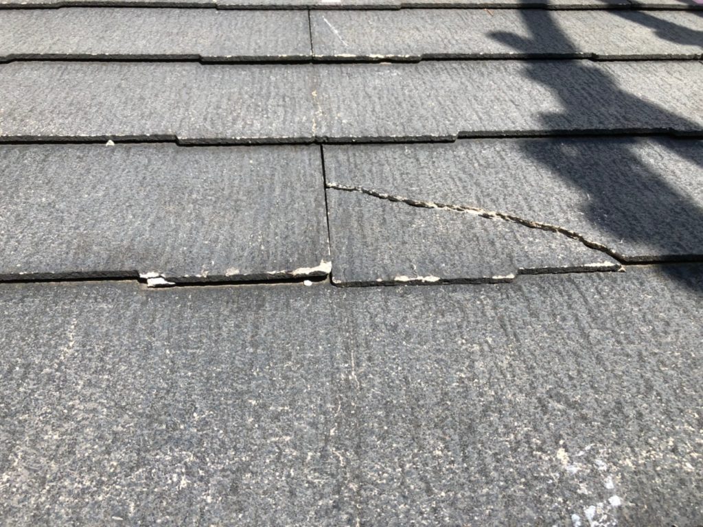 スレート瓦 不具合箇所