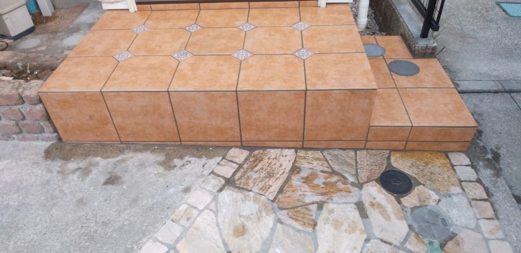 タイル工事完了