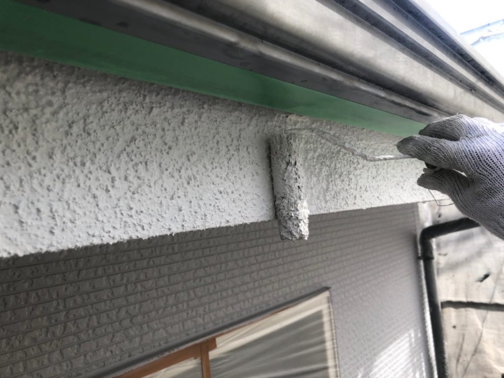 外壁破風部分塗り替え