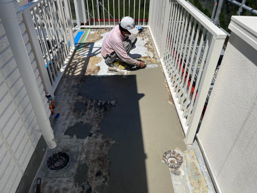 長尺　左官補修