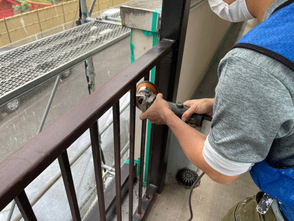 鉄部　電動工具ケレン