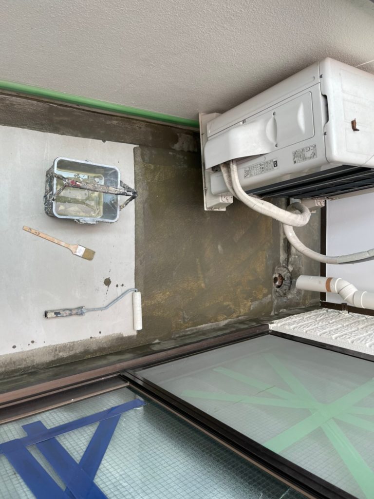 防水　プライマー塗装