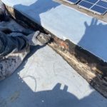 平場部の防水材塗布